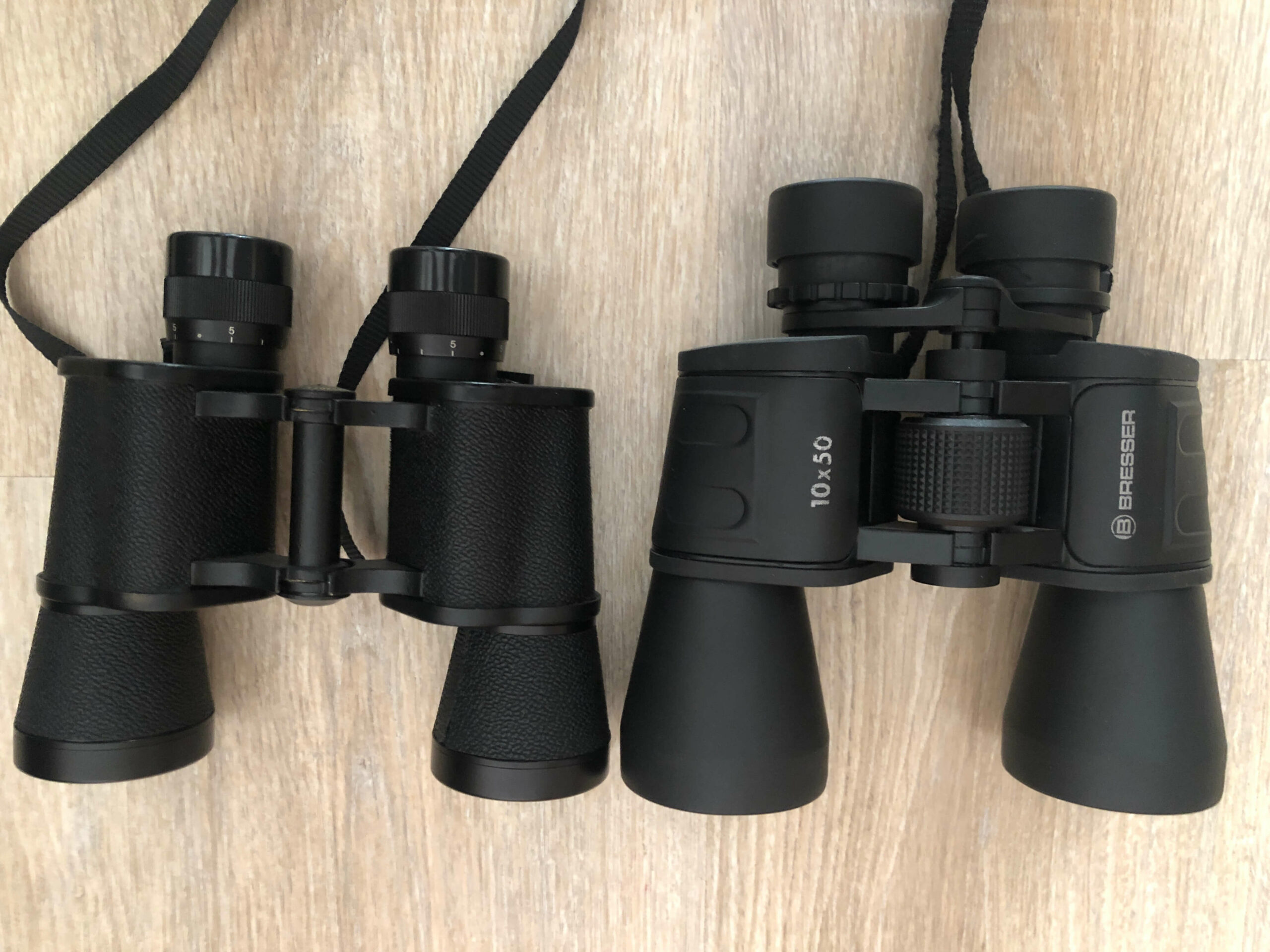 size of binoculars